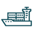 Ocean freight icon